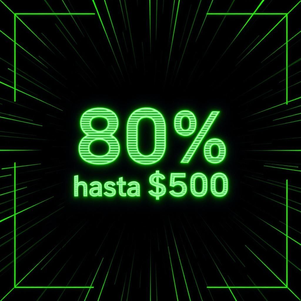 Bono VIP 80% hasta $500